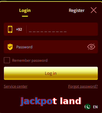Jackpot Land login preview
